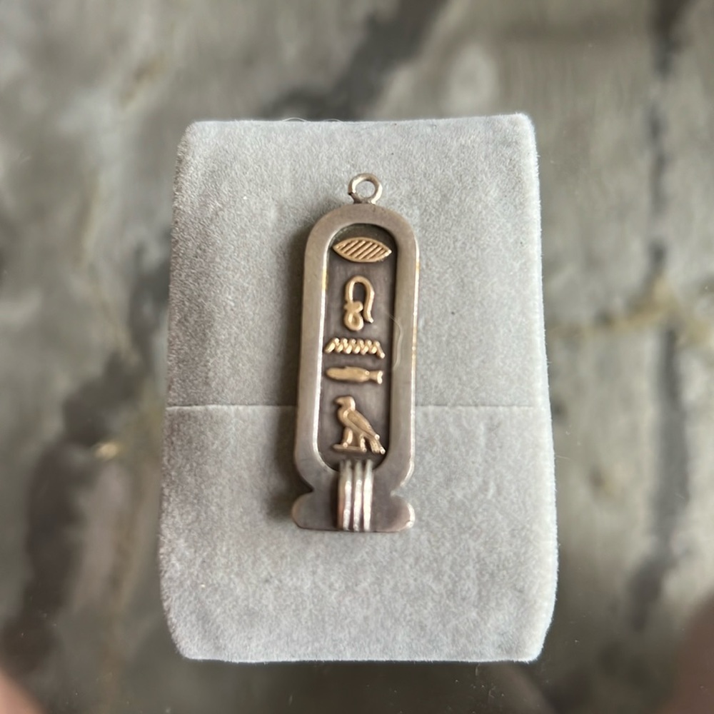 Ancient Egyptian Pendant “Grand” Sterling Silver